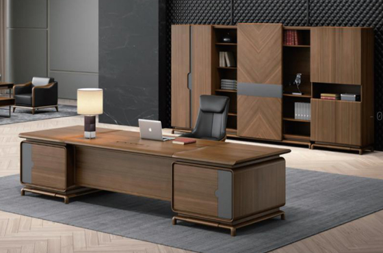 实木老板桌HS-DBT-JH28